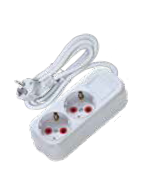AY-KA 2 Lİ TOPRAKLI GRUP PRİZ STANDART 3X1MM2 1M.