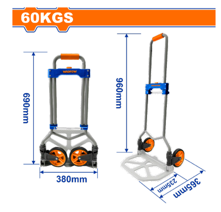 TOTAL WADFOW KATLANIR TAŞIM ARABASI 60 KG