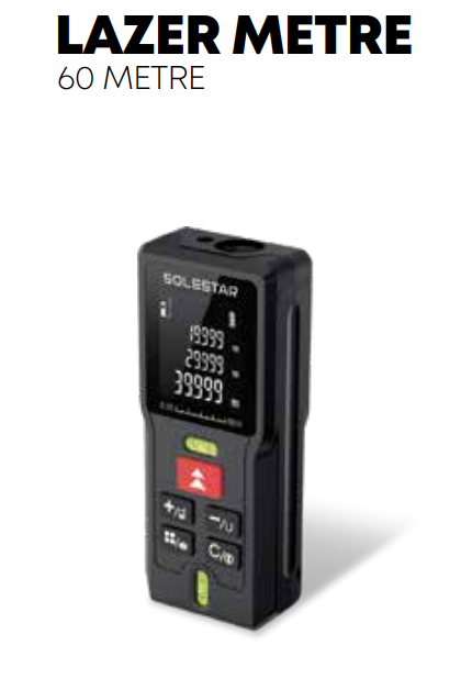 SOLESTAR LAZER METRE 60 METRE