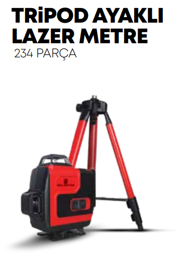 SOLESTAR TRİPOD AYAKLI LAZER METRE 16 LENS