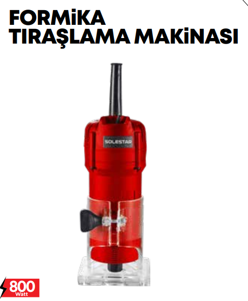 SOLESTAR FORMİKA TRAŞLAMA MAKİNASI 1000 W