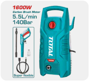 TOTAL YÜKSEK BASINÇLI YIKAMA MAKİNESİ 1600W