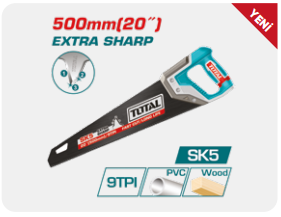 TOTAL PALA TESTERE EXTRA DİŞ 500 MM