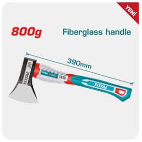 TOTAL FİBERGLASS SAPLI BALTA 800 GR - 390 MM