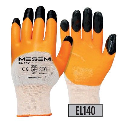 TRİCRAFT SÜPER LATEX ELDİVEN TURUNCU 3/4