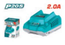 TOTAL ŞARJ ALETİ 20V 2.0 Ah