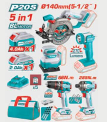 TOTAL DAİRE TESTERE 140MM - ZIMPARA-DARBELİ MATKAP...