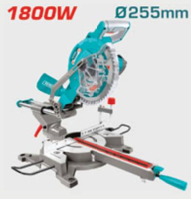 TOTAL RADYAL GÖNYE KESME TESTERESİ 255MM 1800 W