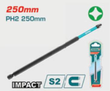 TOTAL DARBELİ PH2X250MM BİTS UCU
