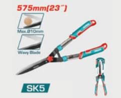 TOTAL TEFLON KAPLI ÇİM MAKASI EĞRİ AĞIZ 10 MM