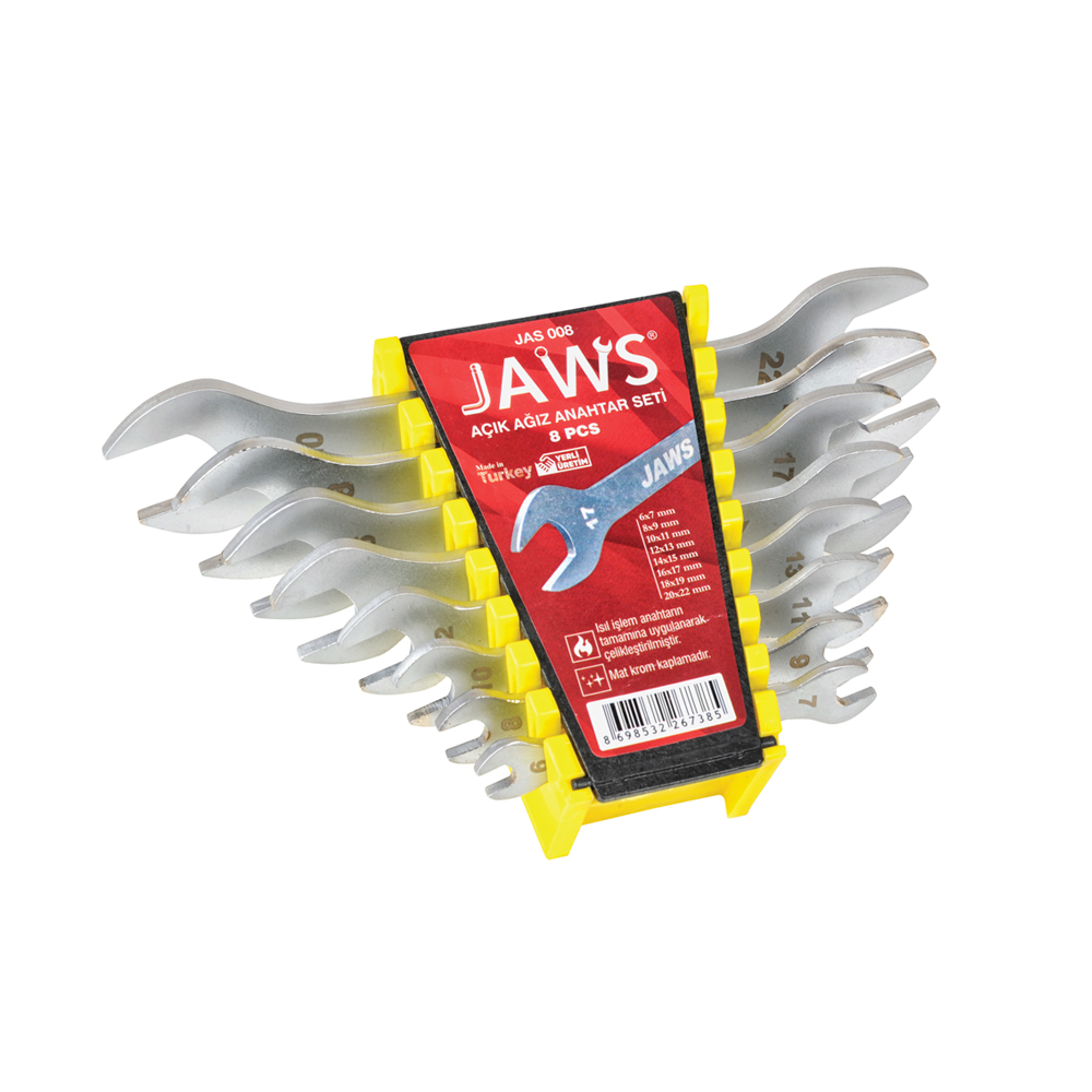 ELTOS JAWS AÇIK AĞIZ ANAHTAR SETİ 8Lİ