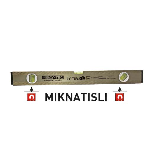 BAY-TEC 40 CM GRİ MIKNATISLI SU TERAZİSİ