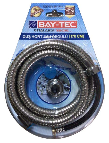 BAY-TEC DUŞ HORTUMU ÖRGÜLÜ 170 CM