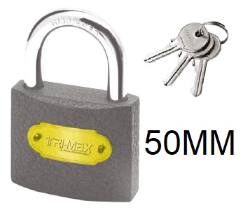 TRİ-MAX 50 MM GRİ ASMA KİLİT