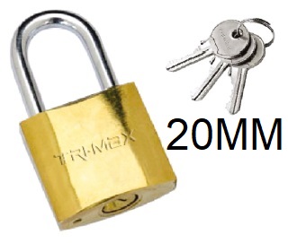 TRİ-MAX 20 MM SARI ASMA KİLİT