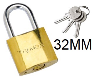 TRİ-MAX 32 MM SARI ASMA KİLİT
