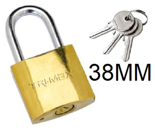 TRİ-MAX 38 MM SARI ASMA KİLİT