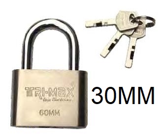 TRİ-MAX 30 MM ÇELİK ASMA KİLİT