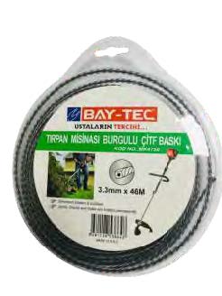 BAY-TEC TIRPAN MİSİNASI BURGULU ÇİFT BASKI 3.3MMX4...