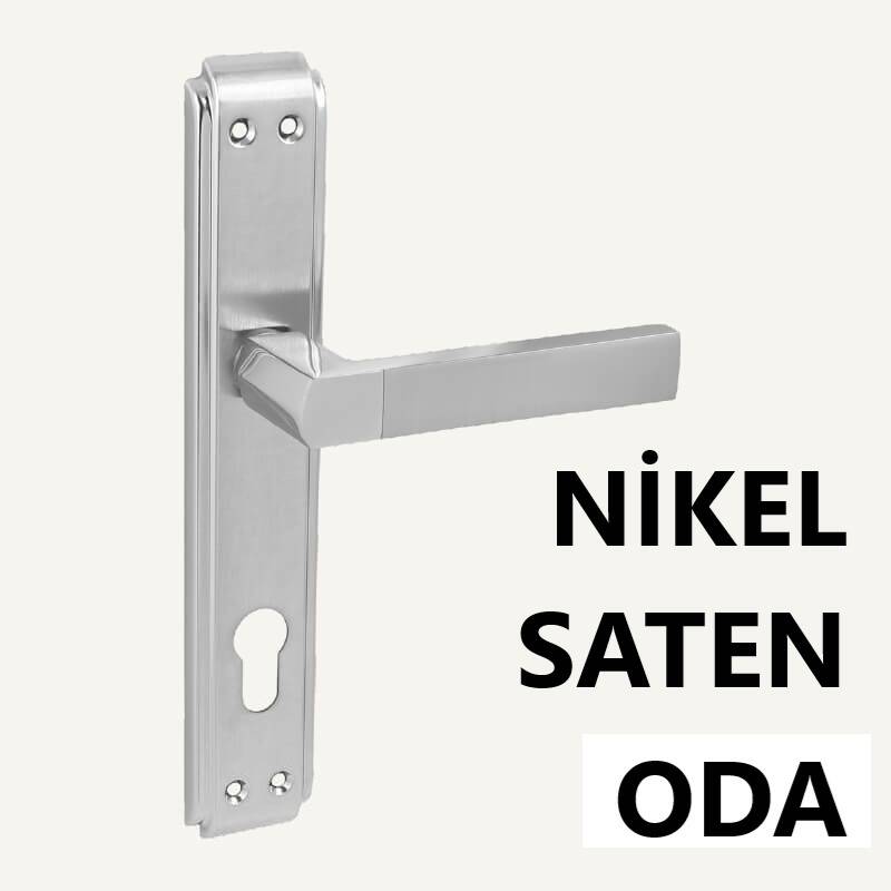 ALÜ. LÜKS POLAT ANKA AYNALI NİKEL SATEN ODA  KAPI...