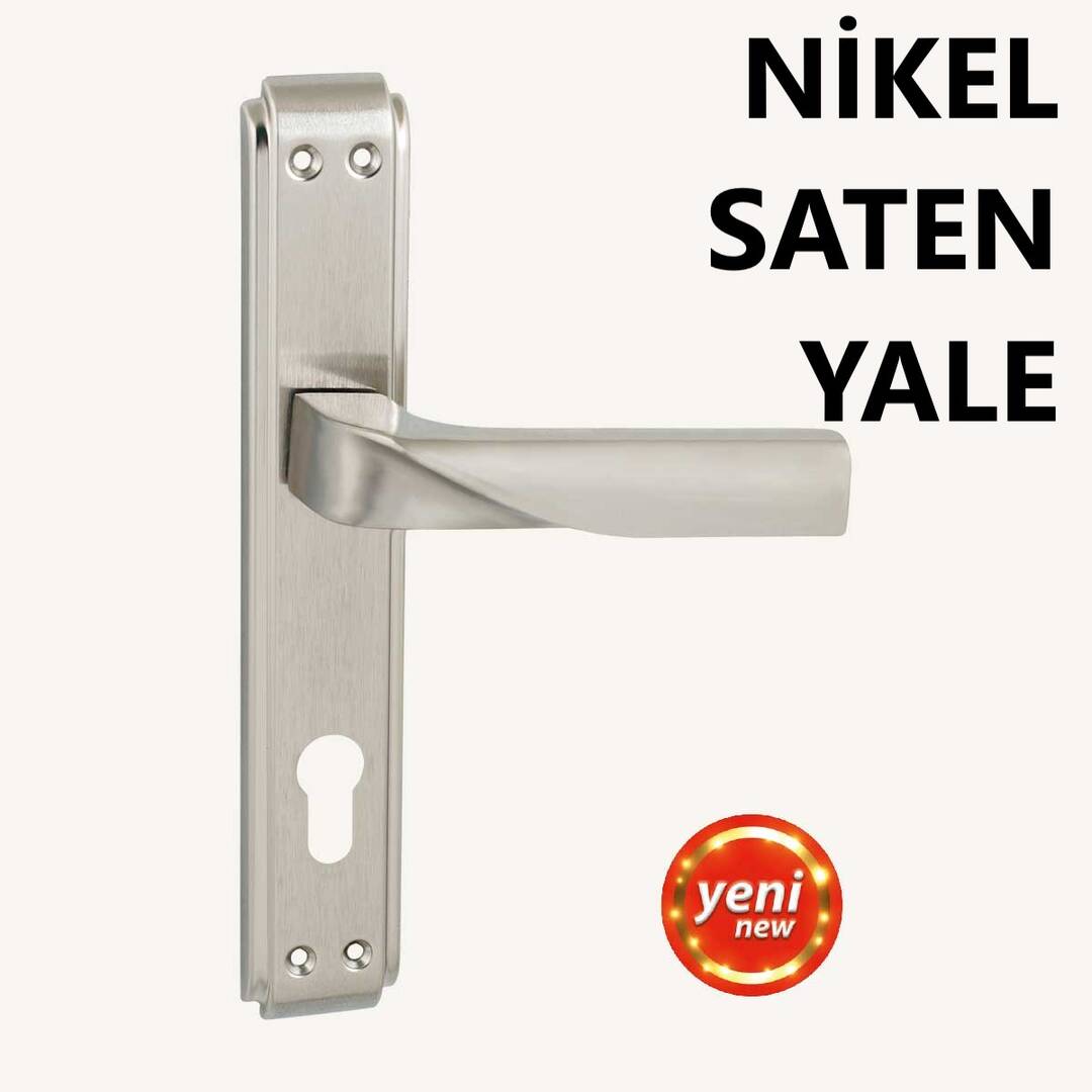 ALÜ.NOYAN ANKA AYNALI NİKEL SATEN YALE KAPI KOLU