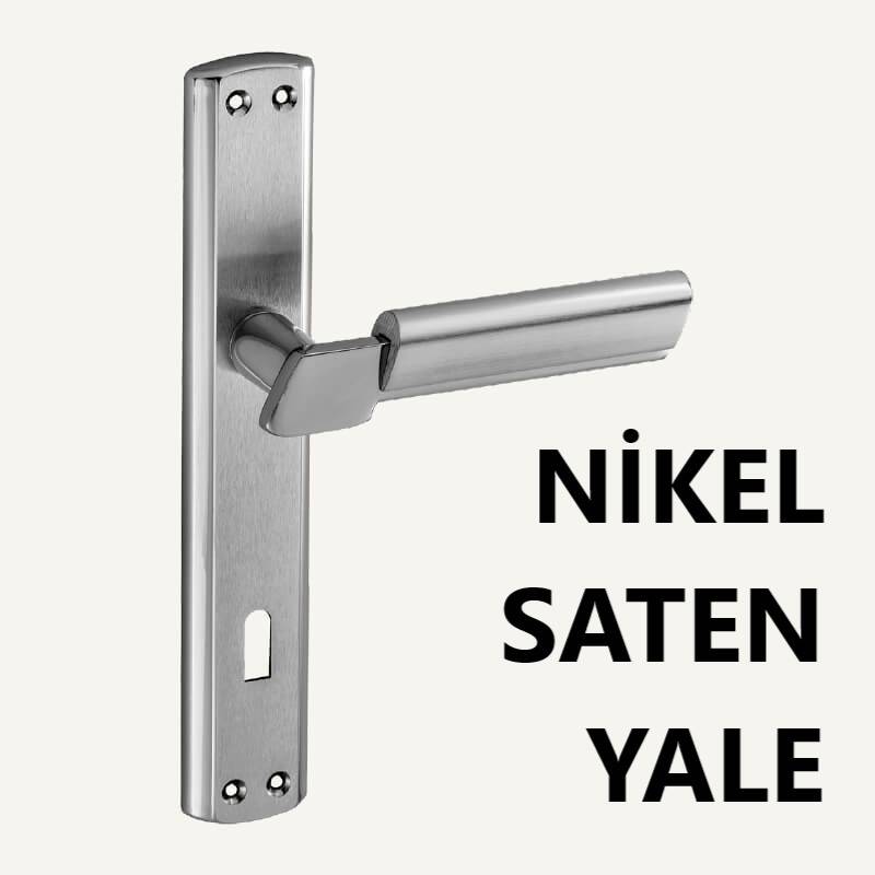 ALÜ. LİNDA SOFUOĞLU  AYNALI NİKEL SATEN YALE KAPI...