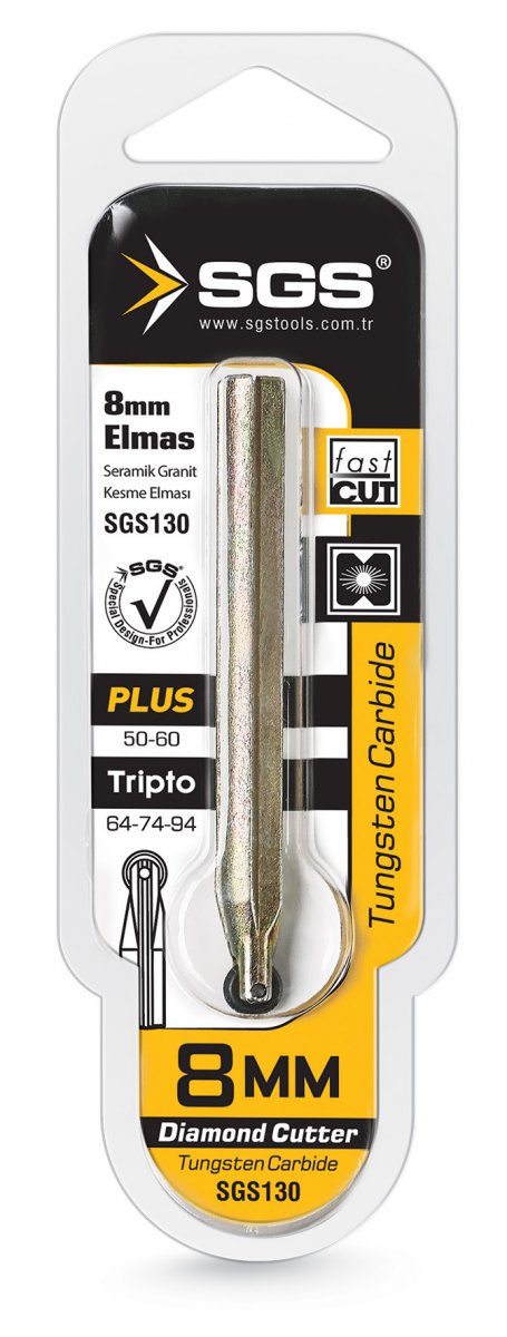 SGS SERAMİK VE GRANİT KESME ELMASI 8MM