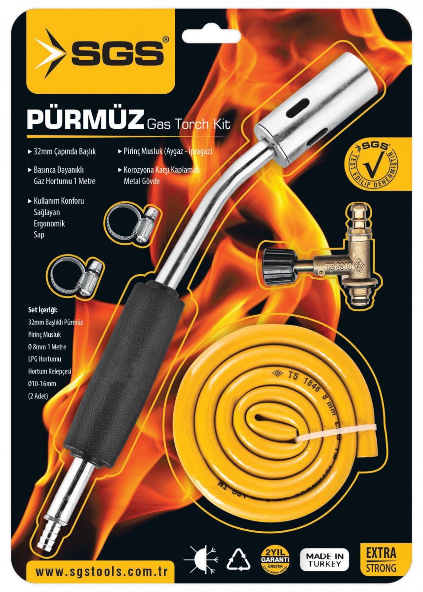 SGS PÜRMÜZ / VAKUMLU SET (AYGAZ MUSLUK)