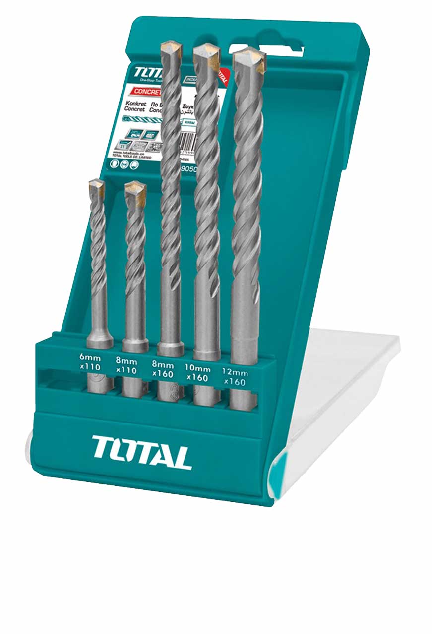 TOTAL SDS PLUS 5 Lİ MATKAP UCU SETİ