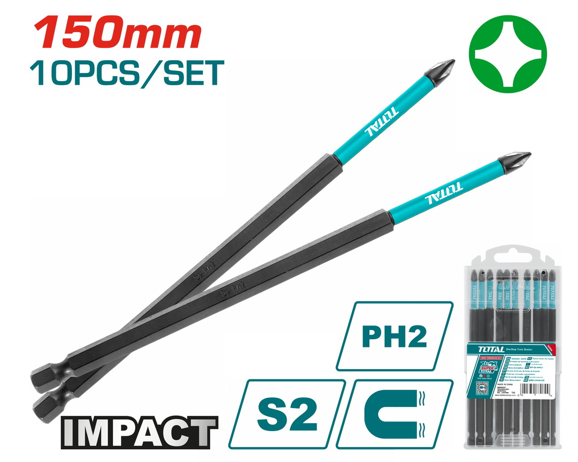 TOTAL DARBELİ PH2X150 MM BİTS UCU
