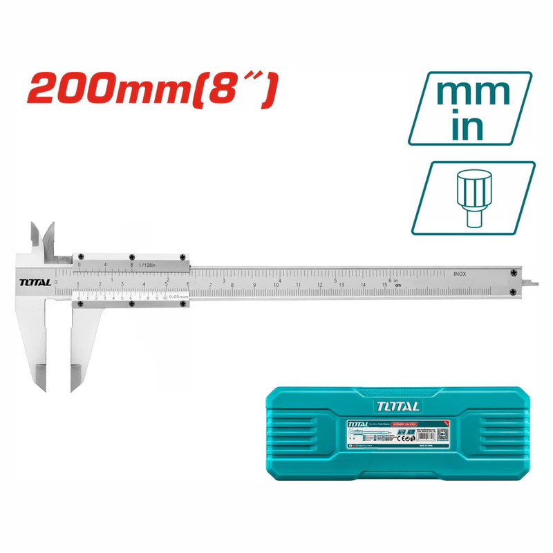 TOTAL MEKANİK KUMPAS 200 MM