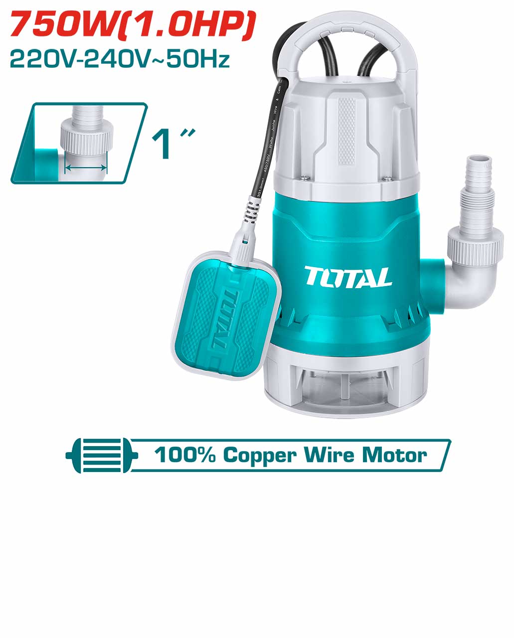 TOTAL DALGIÇ POMPA 750W