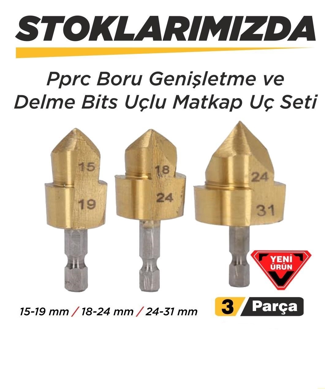 DMAX PPRC BORU GENİŞLETME VE DELME BİTS UÇLU MATKA...
