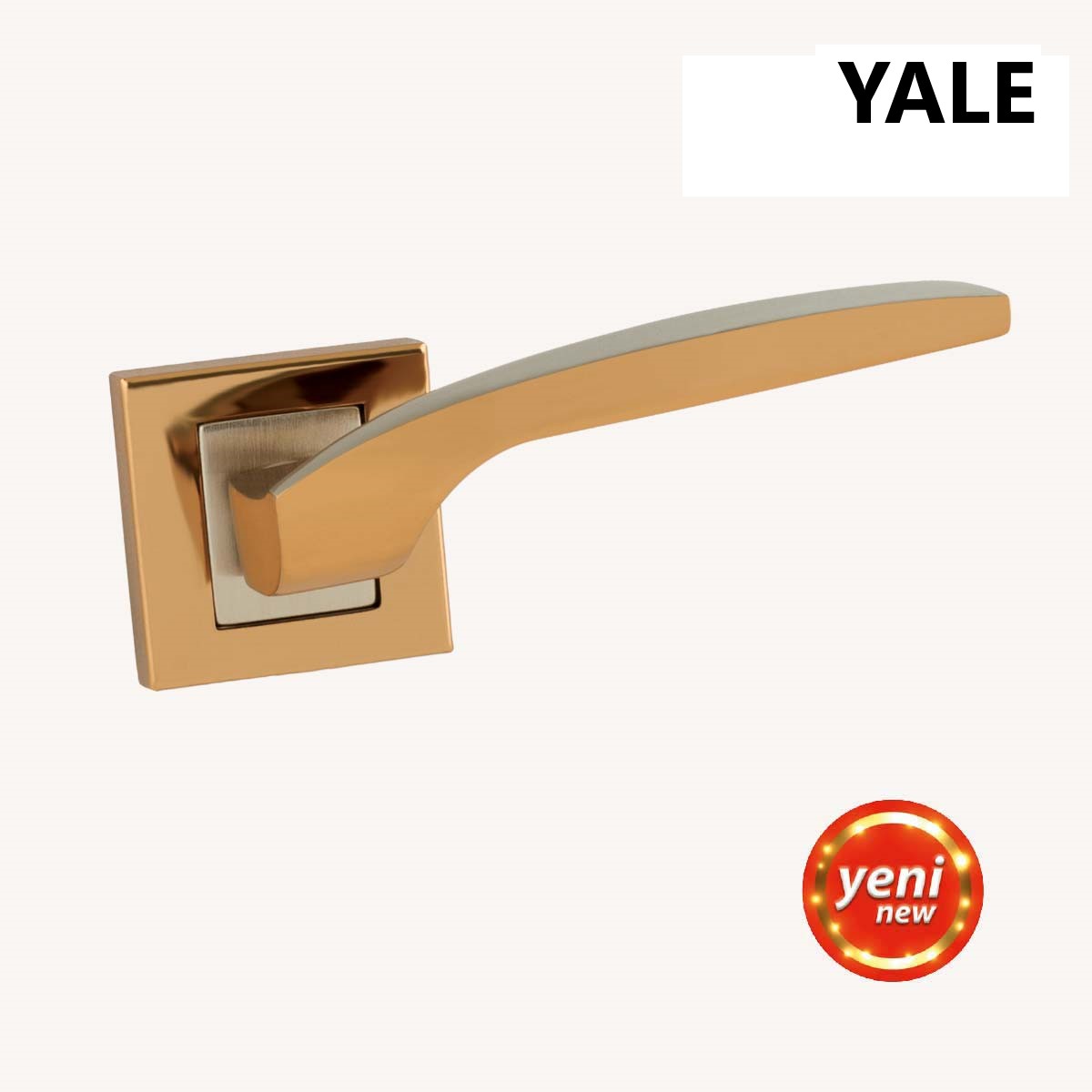 ALÜ. ARAS KARE ROZETLİ  İNOX YALE