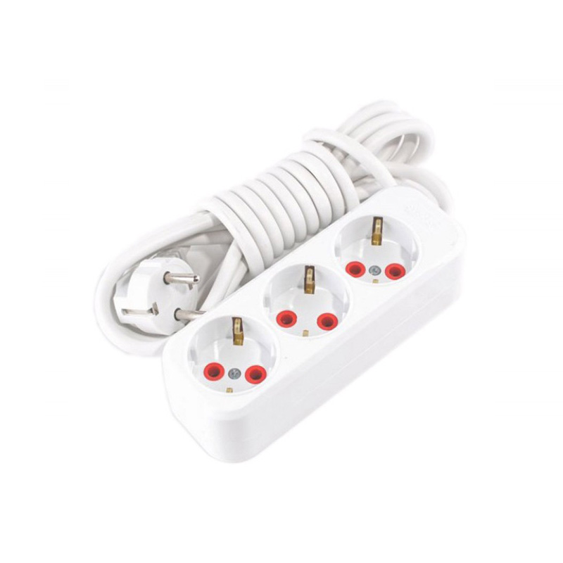 AY-KA 3 LÜ TOPRAKLI GRUP PRİZ STANDART 3X1MM2 2M.