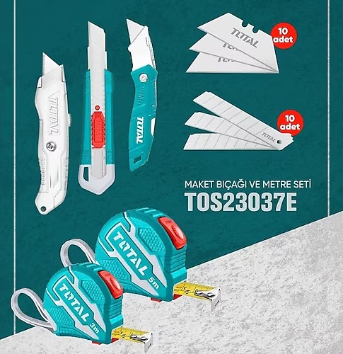 TOTAL MAKET BIÇAĞI - METRE SETİ