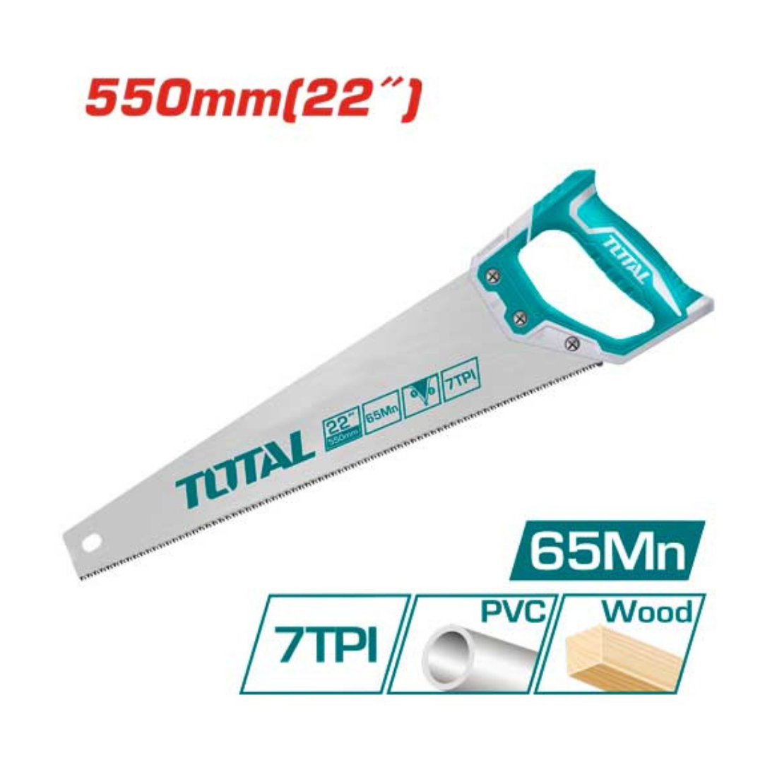 TOTAL PALA TESTERESİ 550 MM