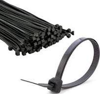 MEŞEM CIRT KELEPÇE 3,6X250 MM SİYAH (100 ADET/PK)