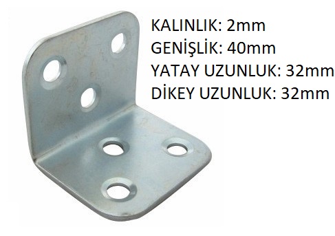 NO:23 L GÖNYE 2X40X32X32MM