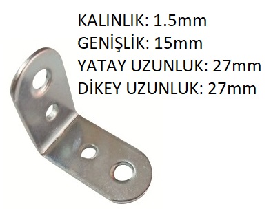 NO:24 L GÖNYE 1,5X15X27X27MM