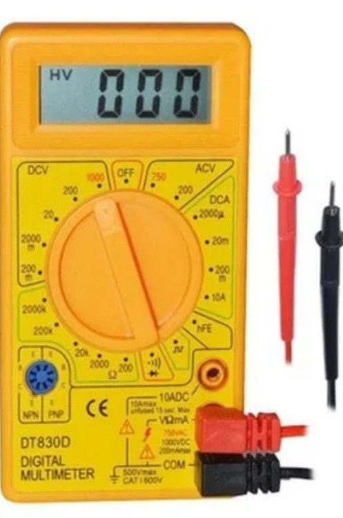 REAL ÖZS MULTİMETRE ÖLÇÜ ALETİ SARI