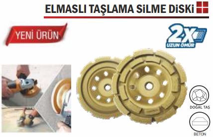 BAY-TEC TAŞLAMA SİLME DİSKİ 180 MM X 22 MM