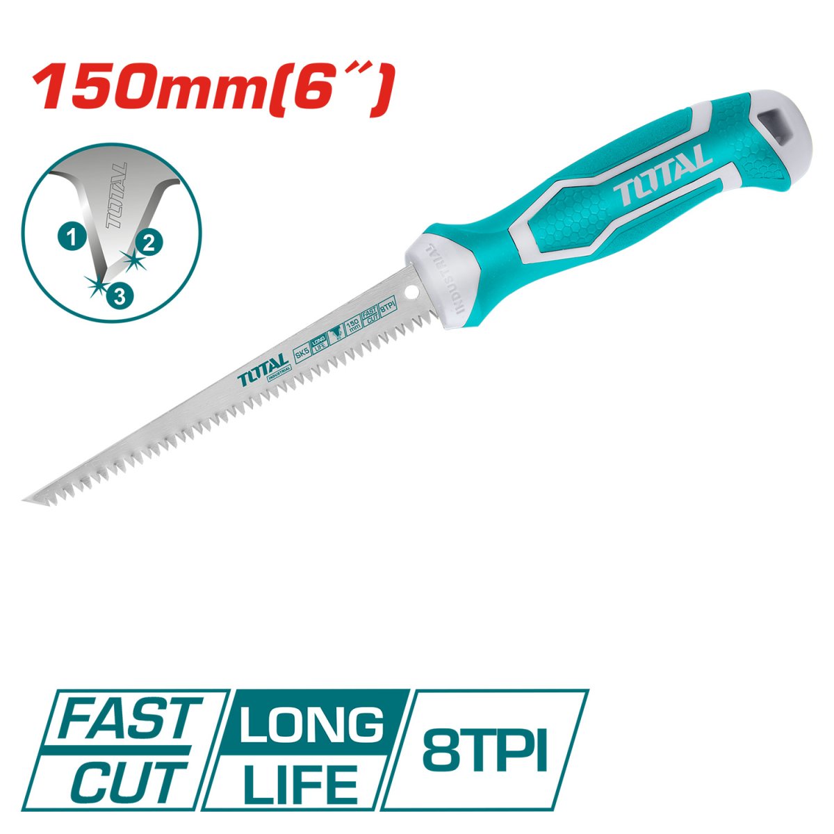 TOTAL ALÇIPAN TESTERESİ 150 MM